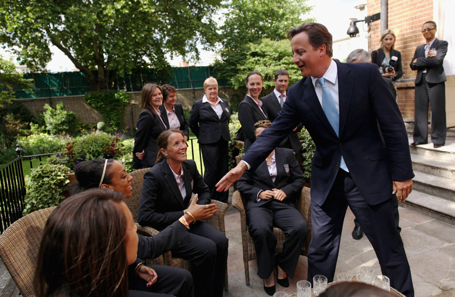 David Cameron meets Jess Clarke
